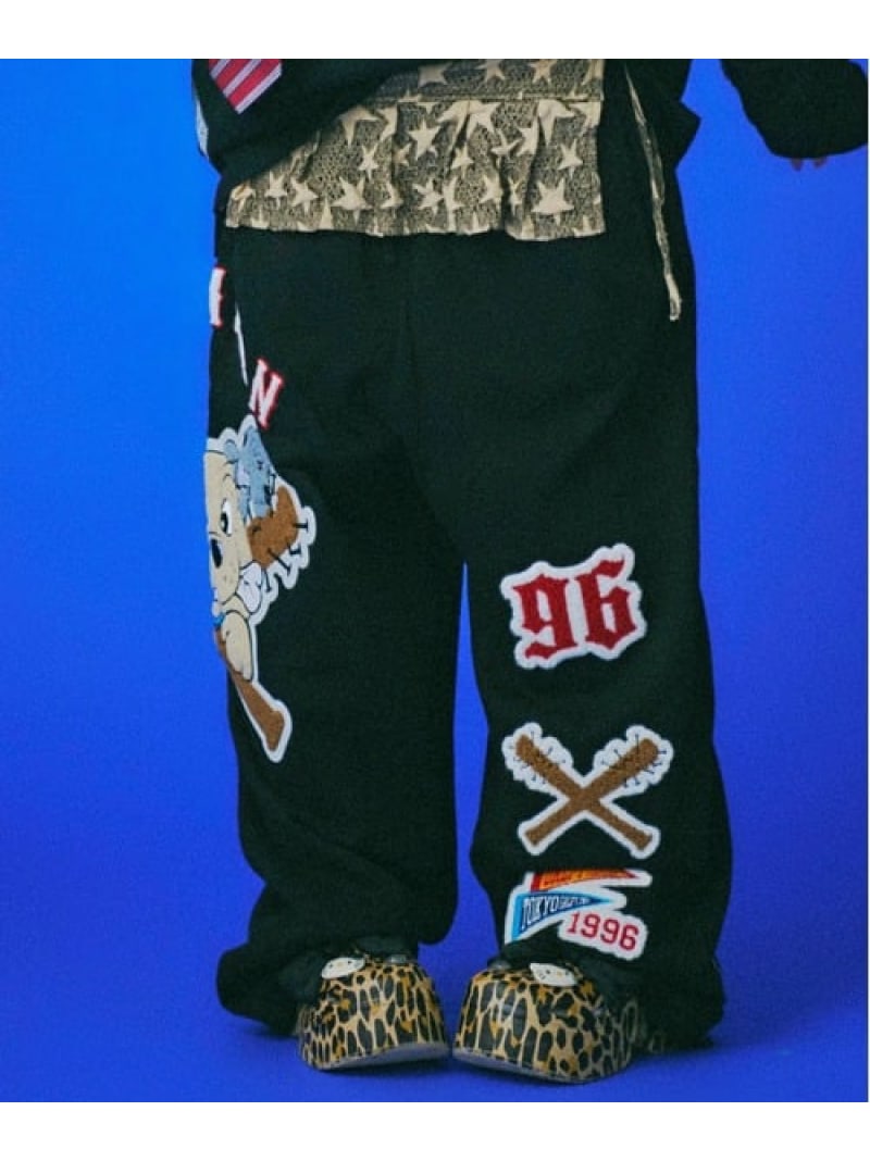 GALFY/ガルフィー 復活わんわん大学パンツ(MENS) SELECT BRANDS ジャックローズ パンツ その他のパンツ ブラック【送料無料】[Rakuten Fashion]