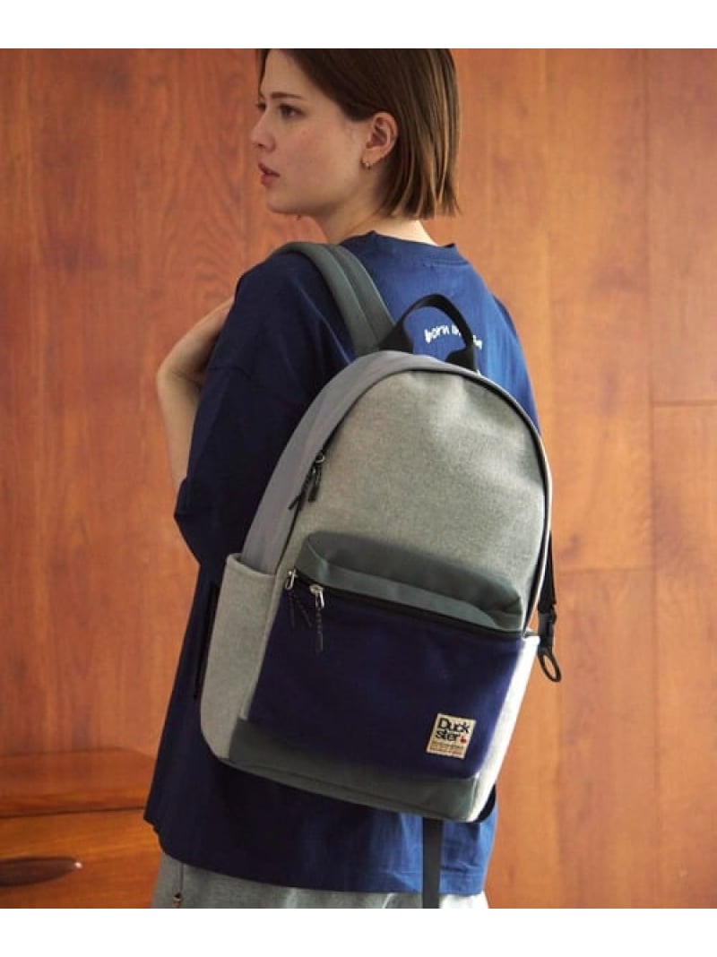 Rakuten - DUCKSTER/ダックスター 切替デイパック Duckster ゴースローキャラバン バッグ リュック・バックパック ブラック グレー【送料無料】[Rakuten Fashion]