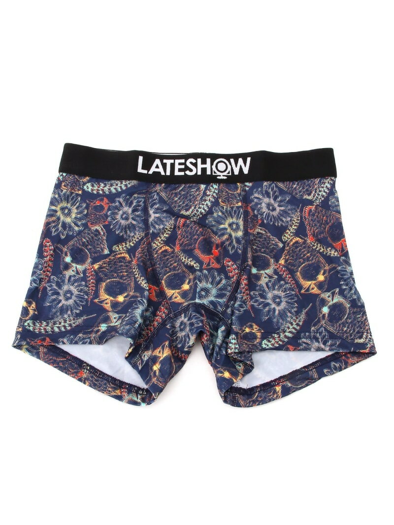 (M)LATESHOW/LATESHOW ボクサーパンツ -LS Subliminal Messages-AN YO TAILOR LATESHOW ジャックローズ インナー・ルームウェア ボクサーパンツ・トランクス ネイビー