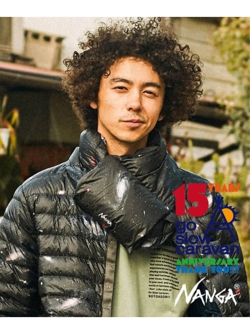 【GSC15周年】NANGA×GSC 目立っちゃブルダウンマフラー go slow caravan ゴースローキャラバン ファッ..