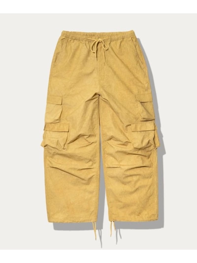 Rakuten - ダンプICE DYEイージーカーゴパンツ (MENS) go slow caravan ゴースローキャラバン パンツ その他のパンツ イエロー パープル【送料無料】[Rakuten Fashion]