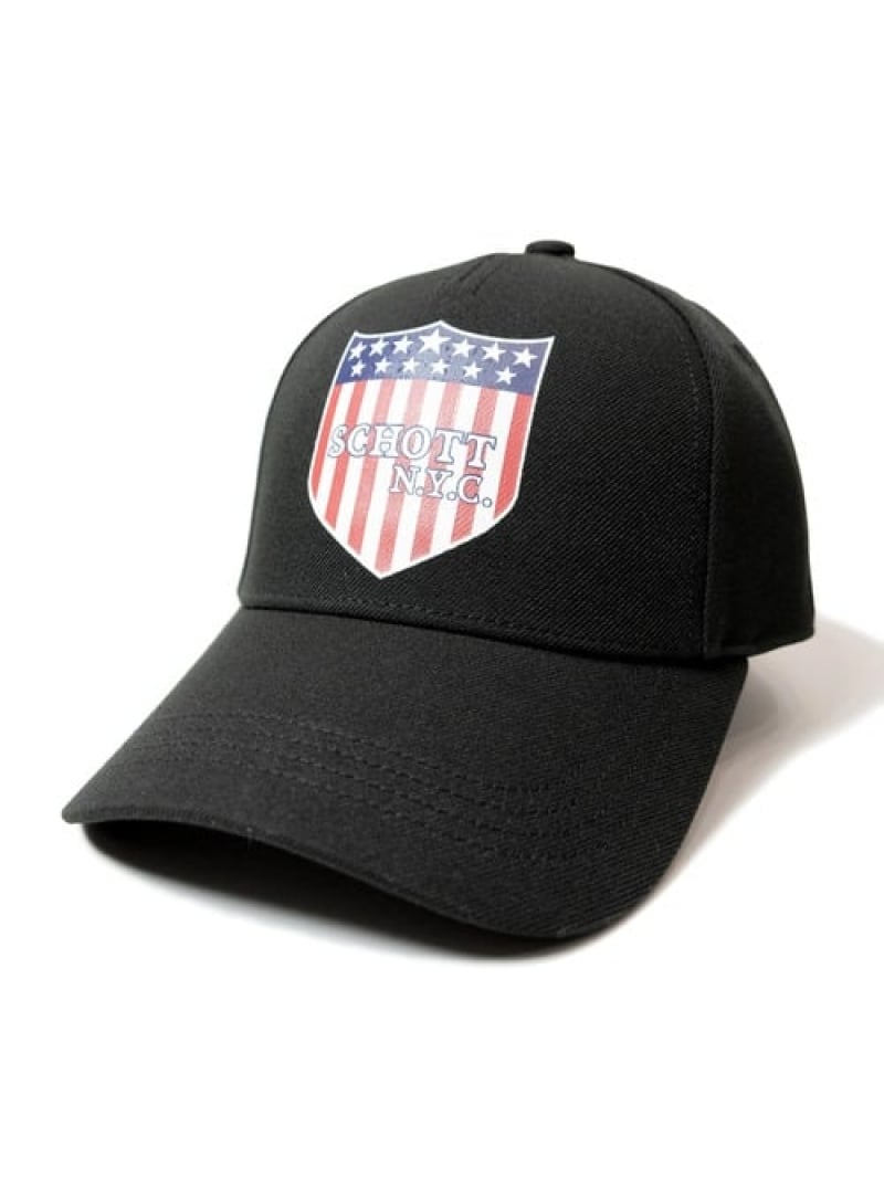 Rakuten - Schott/ショット USA Logo Cap SELECT BRANDS ジャックローズ 帽子 キャップ レッド ブラック【送料無料】[Rakuten Fashion]