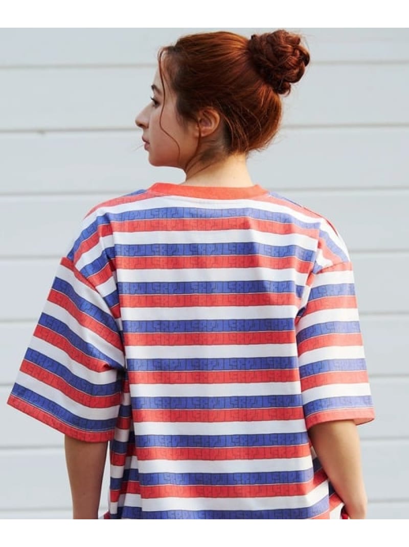 POLeR/ポーラー POLeR×GSC COOLTOUCH POLER STRIPE TEE (MENS) GSC MENS SELECT ゴースローキャラバン トップス カットソー・Tシャツ