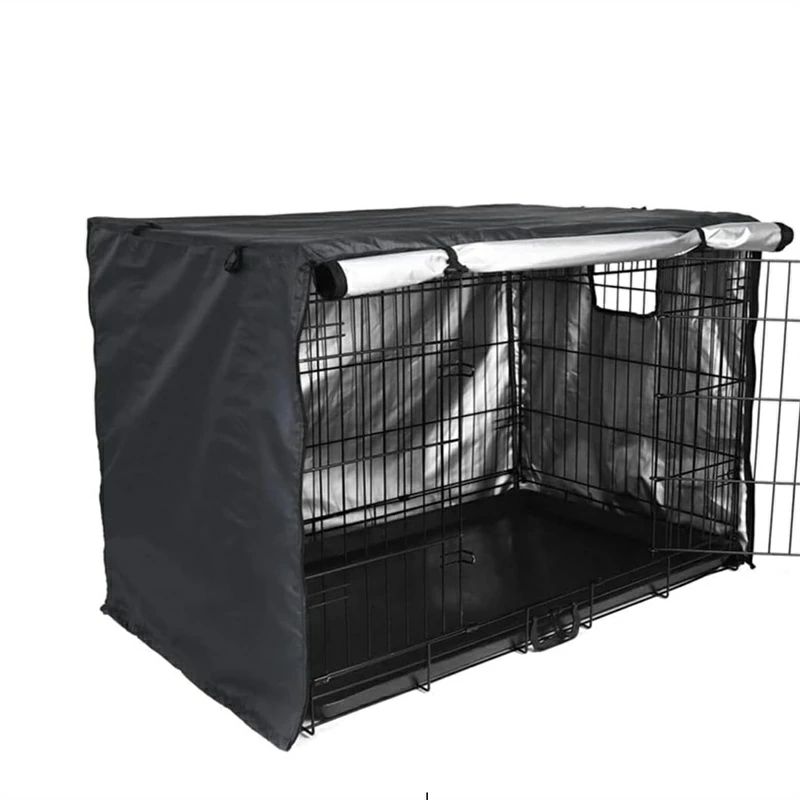 収納便利 ペットサークルカバー 犬用 犬 ケージカバー 折りたたみ ケージカバー 風よけ 取り付け簡単 ケージカバー 遮光 屋内 犬猫用 雨よけ ペット 犬用ケージカバー 日よけ 防音 ケージカバー 犬小屋 屋外