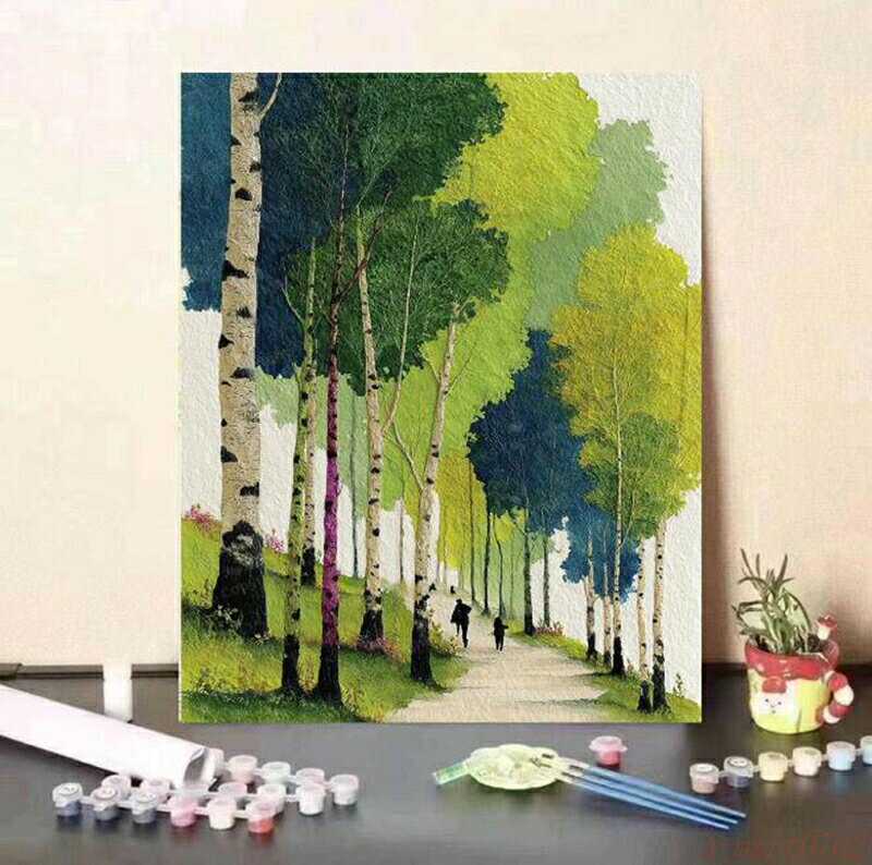 母の日 父の日 油絵 絵画 インテリア セット 油絵風 壁掛け 美術品 数字 塗り絵 大人の キット 風景画 花 DIY絵 キャンバス 油絵の具 名画 壁装飾 プレゼント