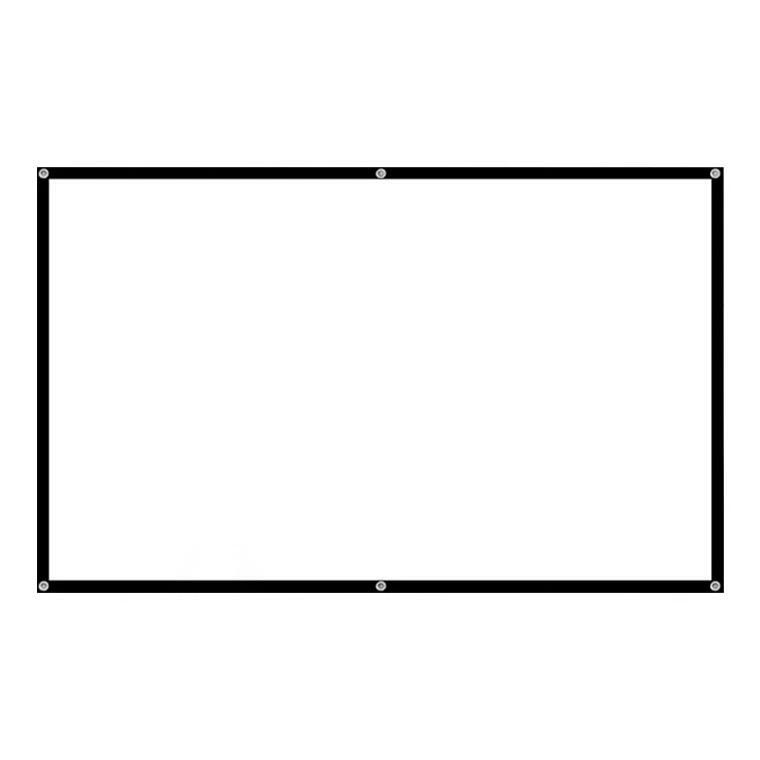 プロジェクタースクリーン 吊り下げ 家庭用 100インチ 220*124cm 壁がけ式 16:9 軽...