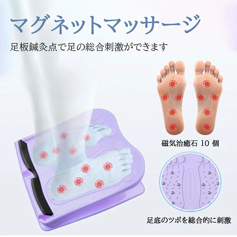足首ストレッチ ふくらはぎ ストレッチボード デスクフットレスト フットスツール ...