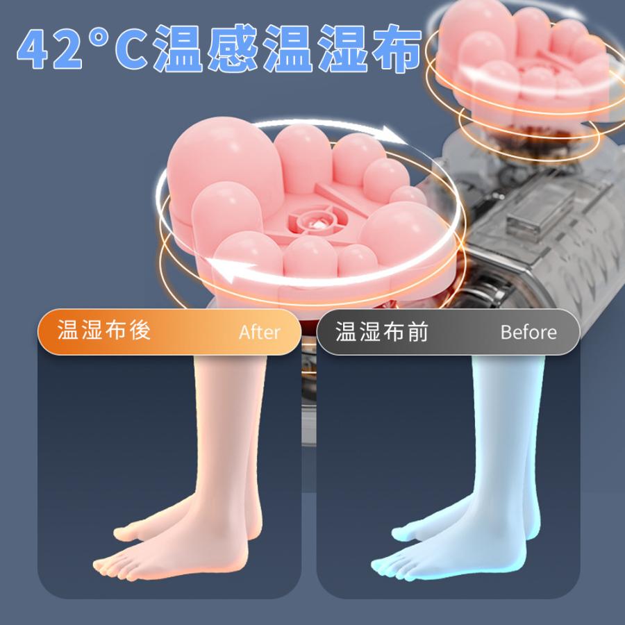コンパクト 足裏 腕対応 家庭用 リラクゼーション ギフト ヒーター搭載 足先 ふく...