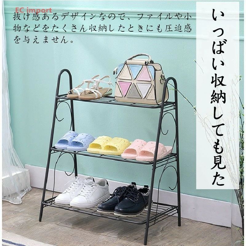 室内 3段 フラワーラック ク 鉢置き シ 屋外 インテリア 園芸 植物棚 おしゃれ 収...