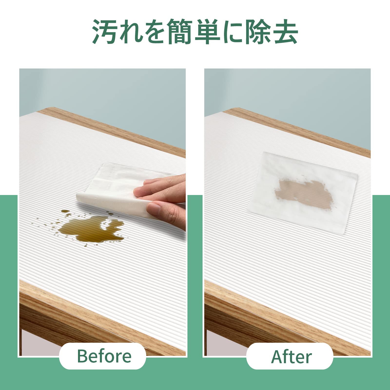 EVA製 シート 接着剤不要 シェルフライナー 適用 家具保護(ホワイト 60x600cm) 防...