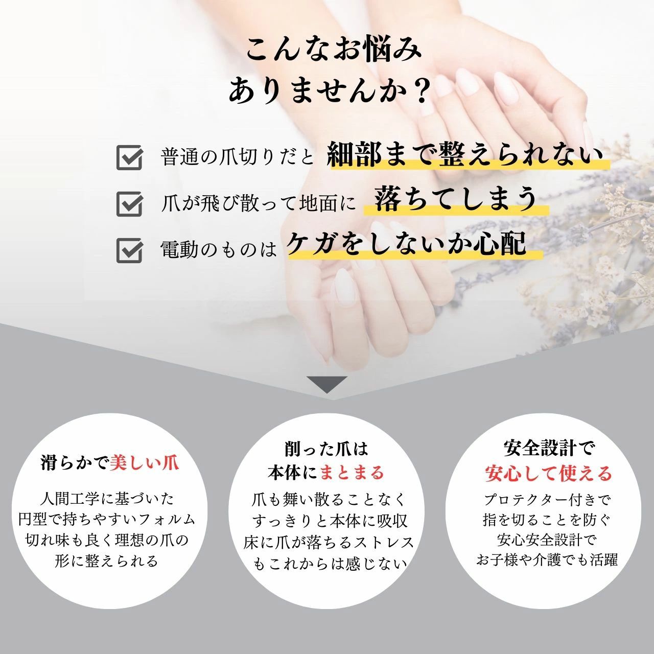 プレゼント USB充電 安全 コンパクト 電動爪やすり つめやすり 電動爪切り 高齢者 ...