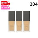 【3個セット】THREE(スリー) フローレスエシリアル フルイド ファンデーション 204 30ml SPF32