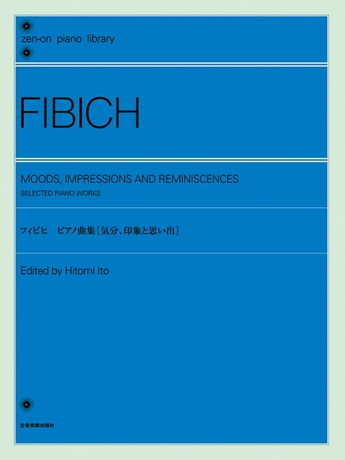 樂天商城 - ピアノ 楽譜 フィビヒ ピアノ曲集 気分、印象と思い出 全音