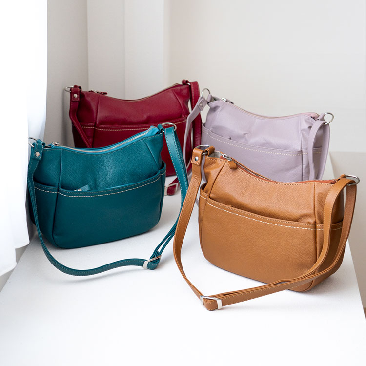 【5%offクーポン】ショルダーバッグ 本革 レディース 斜めがけ 大人 革 日本製 Jam...