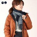 カシミヤ マフラー レディース リバーシブル チェック 無地 カシミヤ100% 【名入れ刺繍可能】 秋 冬 厚手 フリンジ デザイン カシミヤマフラー レディー...