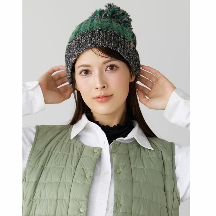 ニット帽 レディース 秋冬 可愛い ポンポン ...の紹介画像2