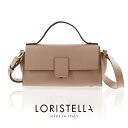 ハンドバッグ レディース 小さめ きれいめ バッグ ブランド LORISTELLA ロリステッラ 2way ショルダー 軽量 レザー 本革 牛革 イタリア製 リネン 帆布 パイソン 卒業式 入学式 フォーマル 浴衣 に 合う バッグ ギフト プレゼント 母の日 ははの日 実用的 4FB (07000404r)