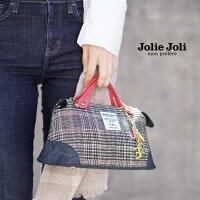 バッグ レディース 小さめ 2way ブランド Jolie Joli ジョリージョリ ミニ ハンドバッグ 軽い 斜めがけ 肩かけ ツイード デザイン 女性 鞄 ギフト プレゼント ギフト 5F (07000436r)