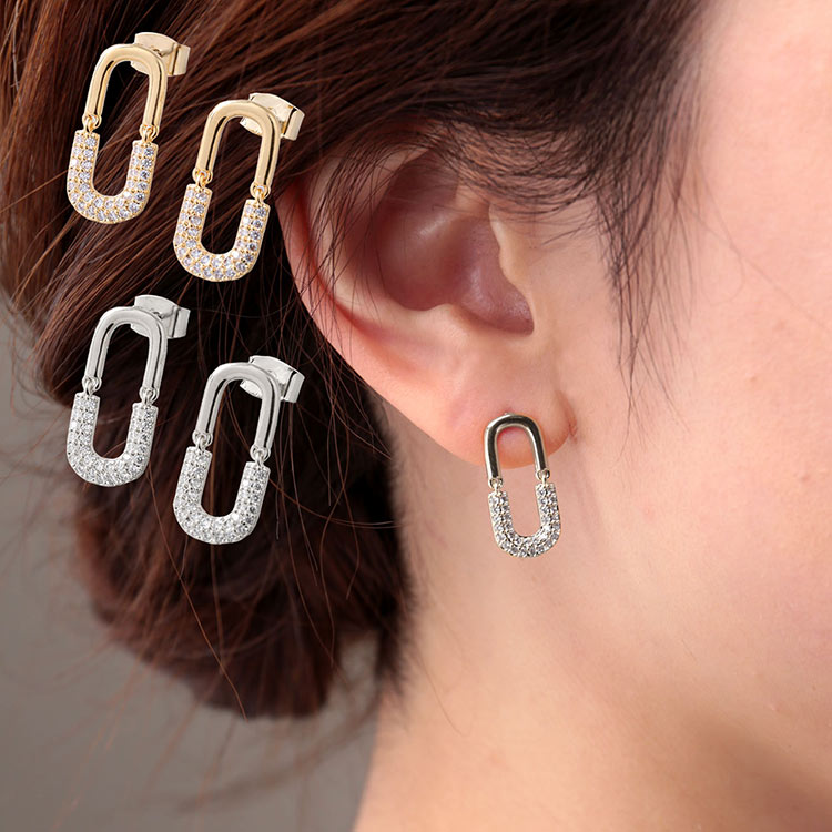 ハーフ ストーン リング キャッチ ピアスバック キャッチ ニッケルフリー 低アレルギー 素材 両耳用 金属アレルギー スタッドピアスキャッチ式ピアス 【ネコポ...