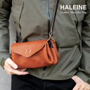 本革 ショルダーバッグ メンズ 小さめ 斜め掛け かっこいい ブランド HALEINE ヌメ革 オイルヌメ 日本製 鞄 使いやすい 本革バッグ 本革ショルダーバ...