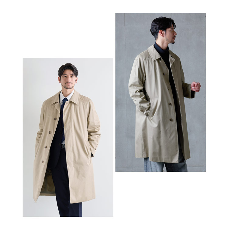 【10%クーポン】ステンカラーコート 中綿ライ...の紹介画像2