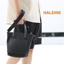 トートバッグ キャンバス ブランド メンズ HALEINE 黒 帆布 革 2way ショルダー キャンバス地 生地 布製 レザー ヌメ革 アレンヌ トート バッ...