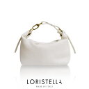 Loristella ロリステッラ ブランド ミニバッグ 小さい 小さめ ハンド 軽い 軽量 ショルダー バッグ レディース 女性 イタリア製 ゴールド 金具 ...