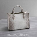 【5%offクーポン】ヒマラヤ クロコダイル ミニ トートバッグ レディース 2way バッグ 斜め掛け ショルダーバッグ ユニセックス 鰐革 保証書 付き 本...