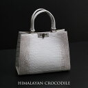 【5%offクーポン】ヒマラヤ ポロサス トートバッグ レディース マット 加工 センター取り 2WAY 斜め掛け ショルダーバッグ スモール クロコダイル 3...