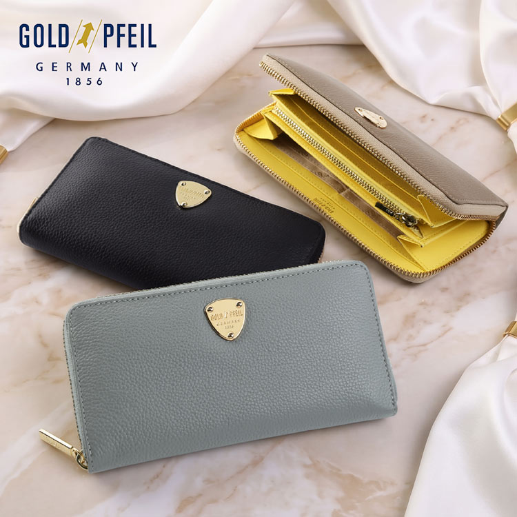 未使用 ゴールドファイル ☆ウィルヘルム レザー L字ファスナー 長財布 日本製 楽天市場】GOLD PFEIL ゴールドファイル（レディース財布｜財布