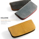 HALEINE クロコダイル & オーストリッチ 長財布 レディース 2way バッグ お財布バッグ お財布ポシェット 保証書 付き ギフト プレゼント 4FA...