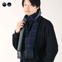 メンズマフラー カシミヤ マフラー メンズ リバーシブル チェック 無地 カシミヤ100% 秋 冬 厚手 フリンジ デザイン カシミヤマフラー レディース チェ...