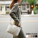 本革 バッグ レディース GINA CLAIR ハンドバッグ ショルダーバッグ トートバッグ シンプル 斜め掛け ブランド 2way レザー 牛革 シュリンクレザー 通勤 卒業式 入学式 母 鞄 本革バッグ 2wayバッグ (09000328r) ギフト プレゼント