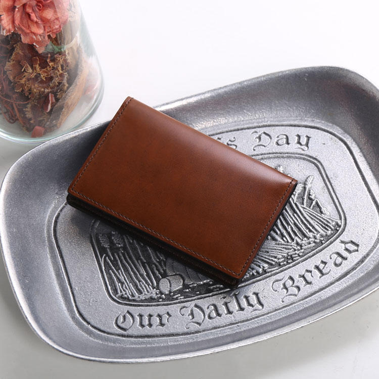 PRAIRIE プレリー コードバン 日本製 名刺入れ メンズ カードケース【名入れ 可能】ナチュラルコードバン PRAIRIEGINZA 馬革 革 本革財布 コードバン 本革 オシャレ 上質 笹マチ プレゼント 名刺ケース クリスマス ギフト 4FC(09000490-mens-1) 一粒万倍 春財布 2