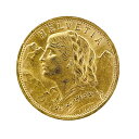 アルプス 少女ブレネリ 金貨 HELVETIA スイス 20フラン 1927年 6.4g 21.6金 イエローゴールド コレクション アンティークコイン Gold 美品