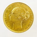 ビクトリア ソブリン金貨 ヴィクトリア Victoria ヤングヘッド オーストラリア 1880年 7.9g 21.6金 コイン イエローゴールド コレクション Gold