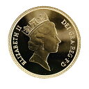 エリザベス2世 金貨 イギリス ソブリン 美品 1985年 22金 3.9g イエローゴールド コイン GOLD コレクション 美品