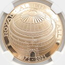初鋳版 最高鑑定 2021 英国 ロイヤル・アルバート・ホール開場150周年記念 特別版 ドーム型コイン 5ポンド 金貨 プルーフ NGC PF 70 UC ER 完全未使用品 元箱付 イギリス 金貨