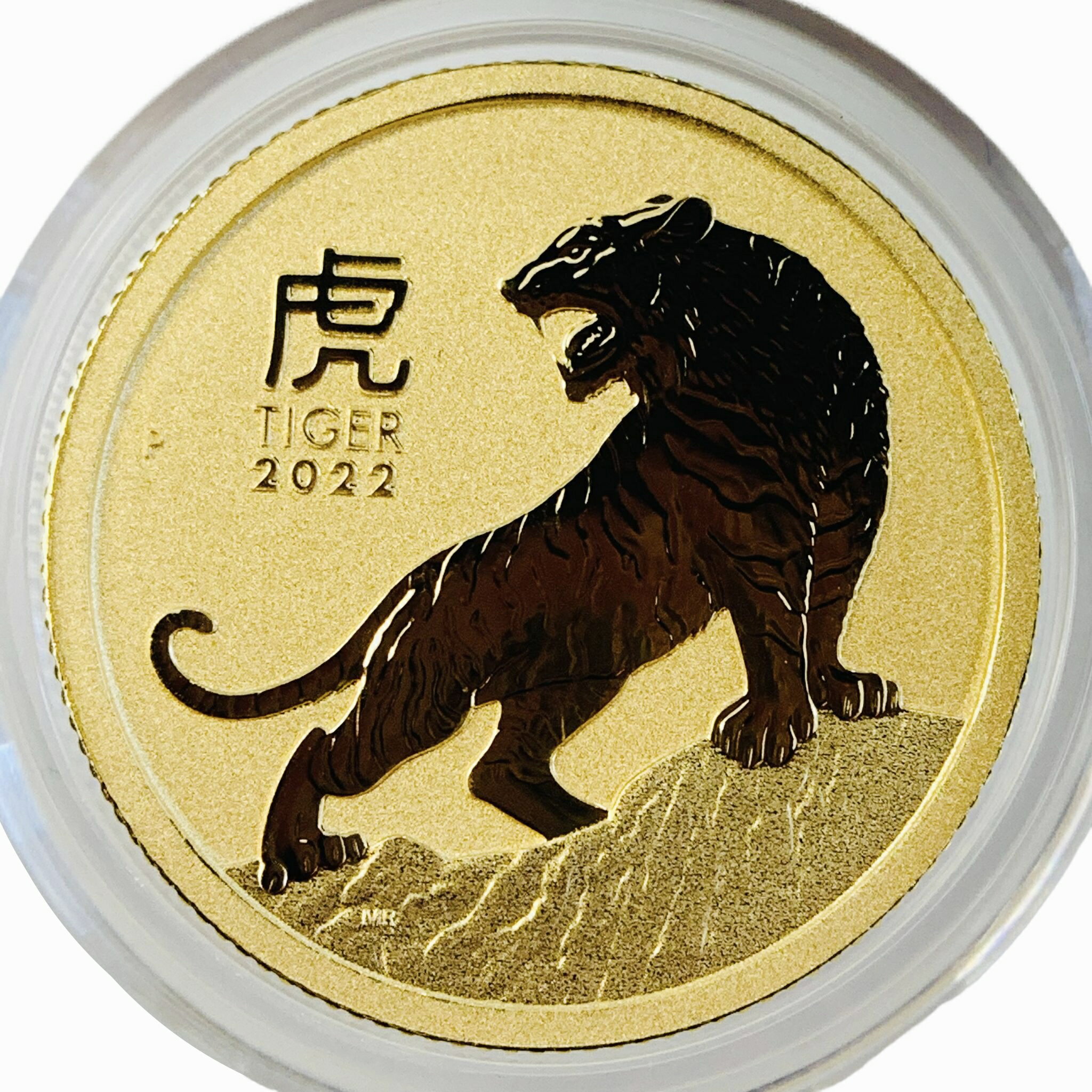 【新品】2022年 トラ 虎 TIGER 寅虎 エリザベス女王 1/10オンス 新年 干支寅金貨 純金 令和4年 オーストリアパース造幣局 3.1g K24 24金 イエローゴールド コイン 記念 誕生日プレゼント