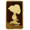 【新品】 スヌーピー金貨 角型 3.5g 24金 純金 イエローゴールド コレクション Gold