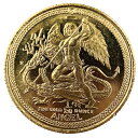 天使金貨 エンジェル マン島 1991年 1.6g 22金 イエローゴールド コレクション Gold 美品
