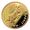 ピーターラビット金貨 ジブラルタル エリザベス女王 1/10オンス 1995年 3.1g 24金 純金 イエローゴールド コレクション Gold