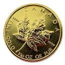 美品 メイプルリーフ 1988年 3.1g 1/10オンス メイプル金貨 エリザベス女王 純金 24金 カナダ王室造幣局 イエローゴールド コイン コレクション Gold
