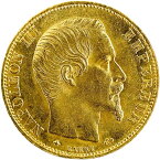 ナポレオン3世 金貨 フランス 20フラン 1859年 6.4g 21.6金 イエローゴールド コレクション Gold 美品