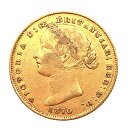 イギリス領 オーストラリア ソブリン金貨 1870年 ヴィクトリア ビクトリア victoria ヤングヘッド 21.6金 7.96g イエローゴールド GOLD コレクション 美品