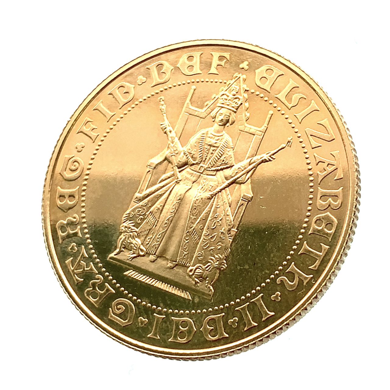 1989 ソブリン金貨 発行500周年記念 イギリス 15.9g 22金 コイン イエローゴールド コレクション Gold 美品