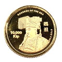 中国の伝説的人物 媽祖 金貨 2005年 1.2g 1/25オンス ラオス K24 金貨 イエローゴールド コイン GOLD コレクション 美品