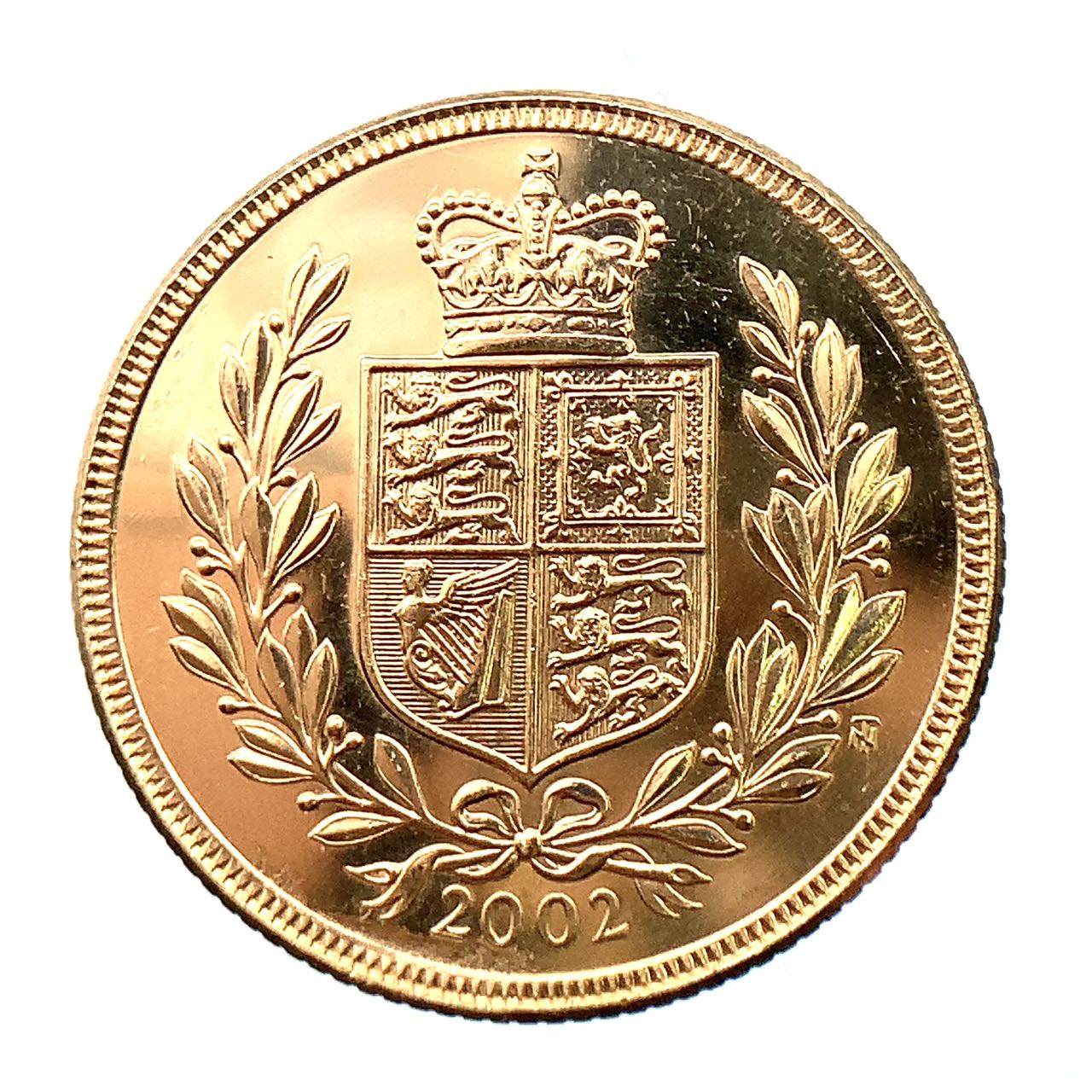 英国 2002年 金貨 エリザベス2世女王 即位50周年記念 22金 7.9g イエローゴールド GOLD コレクション 美品