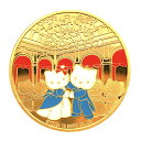 美品 ハローキティ金貨 HELLO KITTY フランス 2005年 1オンス 31.1g 24金 純金 カラーコイン イエローゴールド コレクション Gold 1