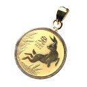 【新品】2023年 ウサギ ラビット金貨 エリザベス女王二世 1.9g 1/20オンス K18/24 純金 干支卯金貨 英国王立造幣局 コインペンダント